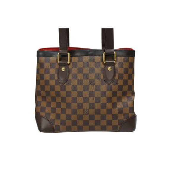 Louis Vuitton Damier Hampstead handbag brown logo - Picture 3 of 8